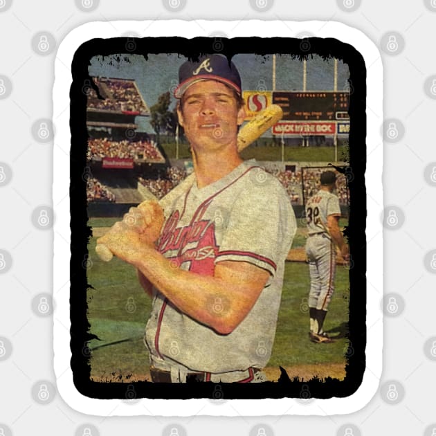 Dale Murphy - Of The Atlanta Braves is Voted The NL MVP, 1983 Sticker by PESTA PORA